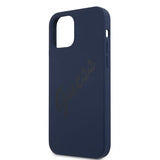 Guess iPhone 12 Pro Max Skal Vintage Silicone Mörkblå