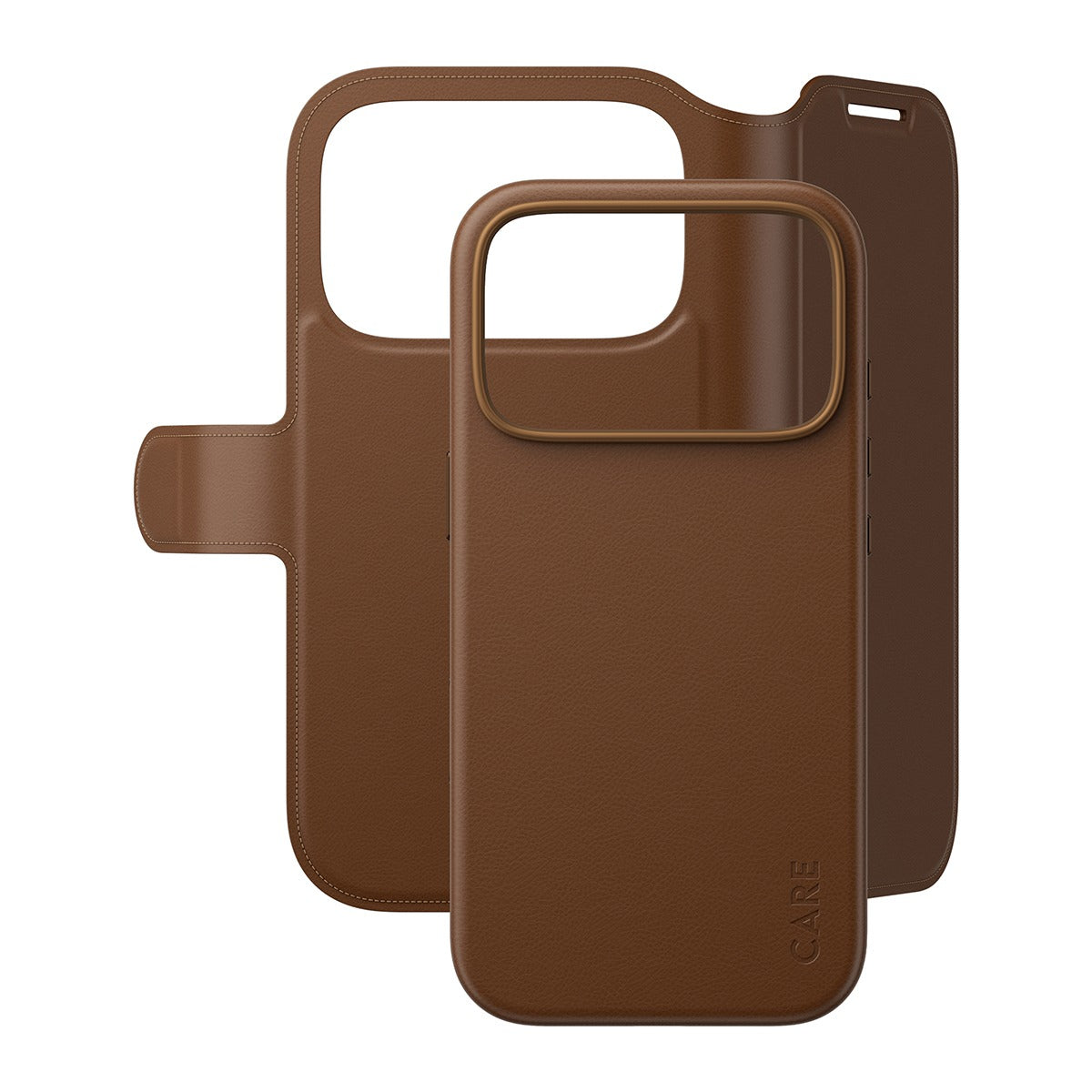 CARE by PanzerGlass iPhone 17 Pro/iPhone 18 Pro Fodral Tango Wallet MagSafe Brun