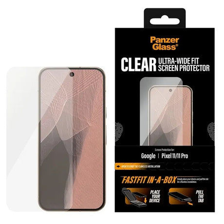 PanzerGlass Google Pixel 11/Pixel 11 Pro Skärmskydd Ultra-Wide Fit Fastfit