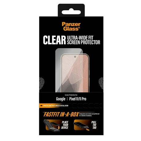 PanzerGlass Google Pixel 11/Pixel 11 Pro Skärmskydd Ultra-Wide Fit Fastfit