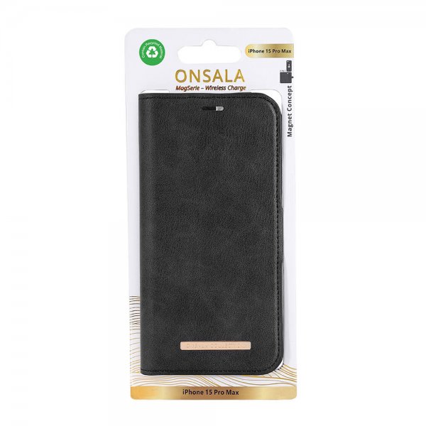 Onsala iPhone 15 Pro Max Fodral MagSeries Löstagbart Skal Svart