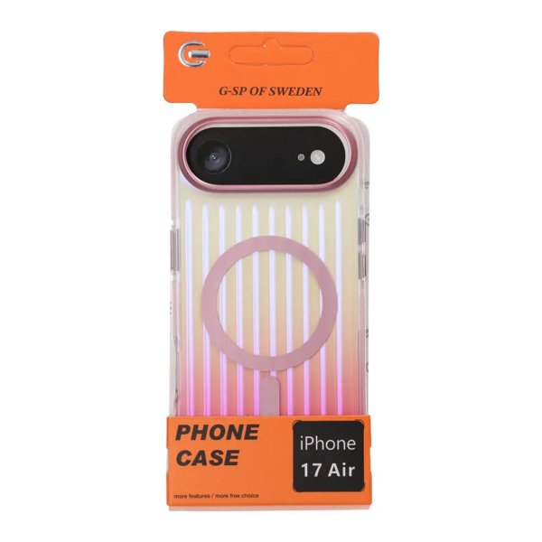 iPhone Air Skal Korrugerad MagSafe Rosa