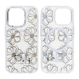 iPhone 15 Pro Max Skal Mönster MagSafe Blommor