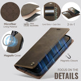CaseMe iPhone 17 Fodral C49 Series Brun