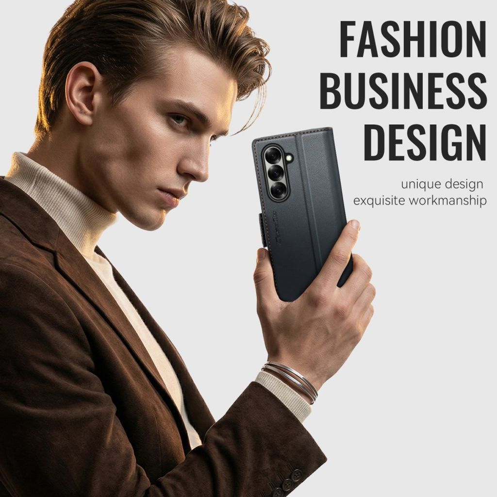 CaseMe Samsung Galaxy Z Fold 8 Ultra Fodral 023 Series Svart