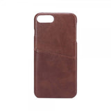 Onsala iPhone 6/6S Plus/iPhone 7 Plus/iPhone 8 Plus Skal med ett Kortfack Brun