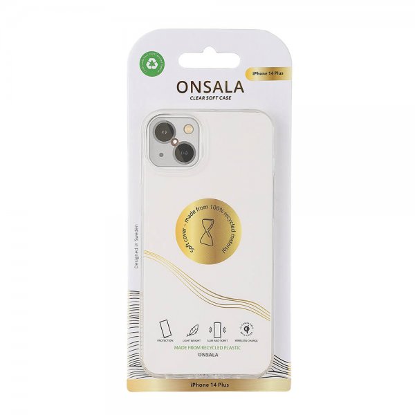 Onsala iPhone 14 Plus Skal Återvunnen TPU Transparent