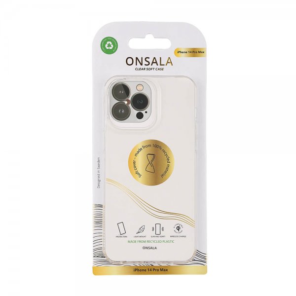 Onsala iPhone 14 Pro Max Skal Återvunnen TPU Transparent