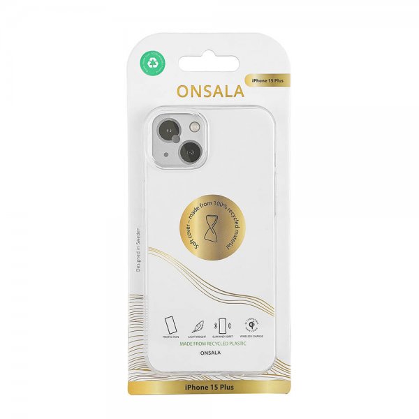 Onsala iPhone 15 Plus Skal Återvunnen TPU Transparent