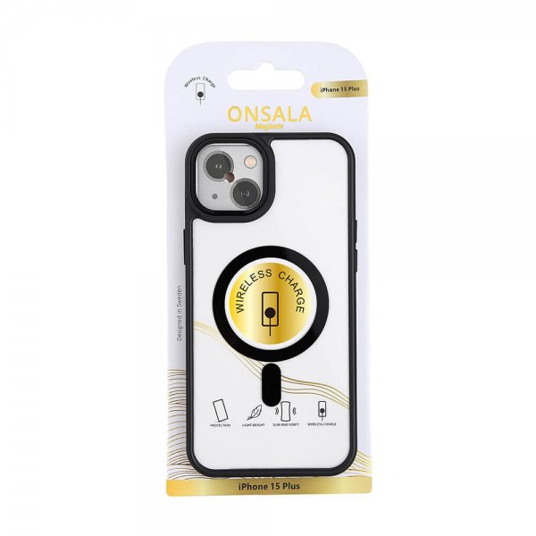 Onsala iPhone 15 Plus Skal Bumper MagSeries Svart