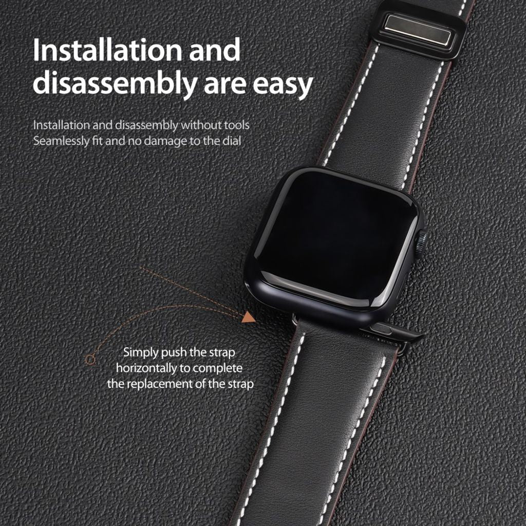 Dux Ducis Apple Watch 38/40/41/42mm Armband YA Series Svart