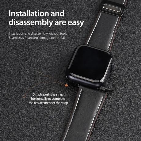 Dux Ducis Apple Watch 38/40/41/42mm Armband YA Series Svart