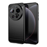Xiaomi 17 Ultra Skal Borstad Kolfibertextur Svart