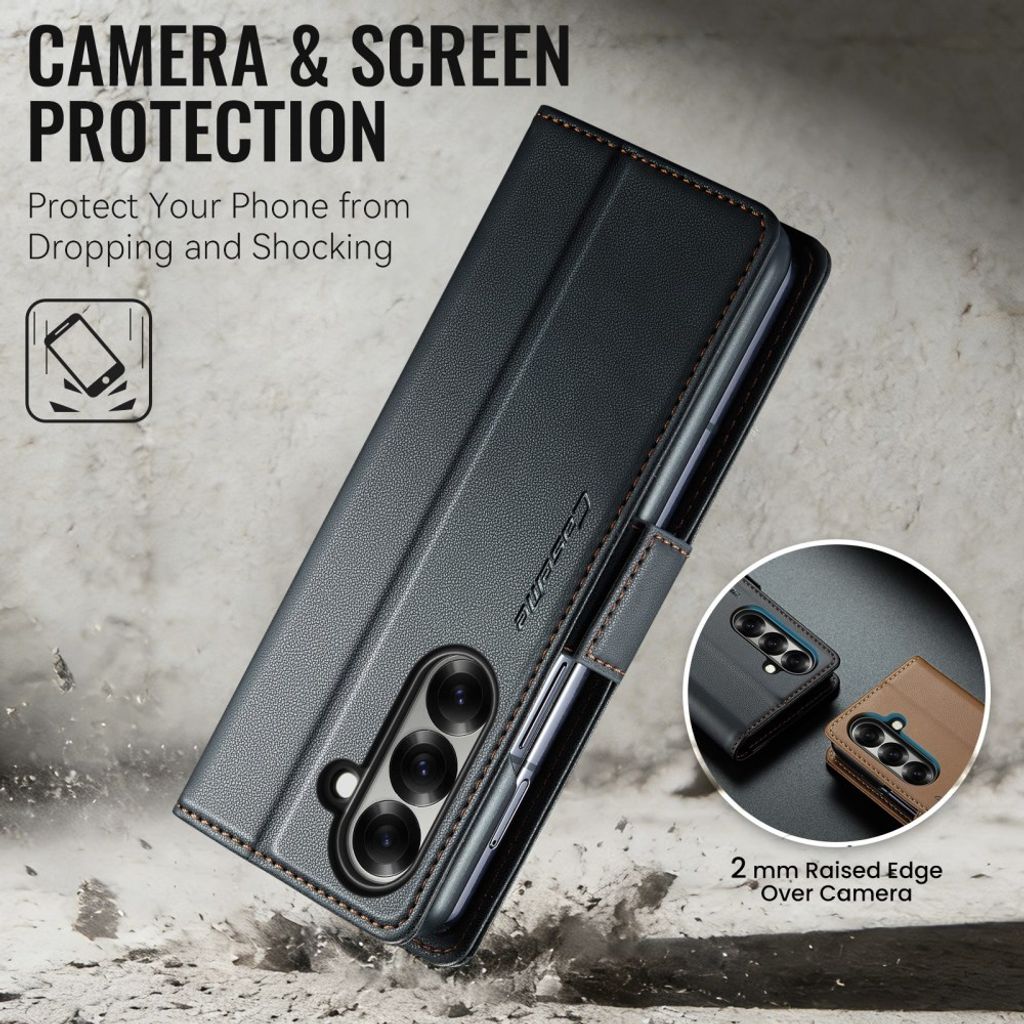 CaseMe Samsung Galaxy Z Fold 8 Ultra Fodral 023 Series Svart