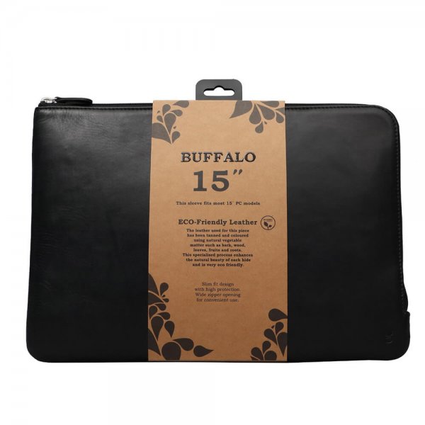 Buffalo Sleeve Laptopfodral 15" Svart