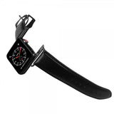Buffalo Apple Watch 38/40/41/42mm Armband Äkta Läder Svart