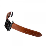 Buffalo Apple Watch 38/40/41/42mm Armband Äkta Läder Brun