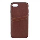 Buffalo iPhone 7/8/SE Skal Backcover with Card Slots Brun