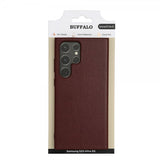 Buffalo Samsung Galaxy S23 Ultra Skal PU Brun