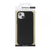 Buffalo iPhone 15 Plus Skal PU MagSeries Svart
