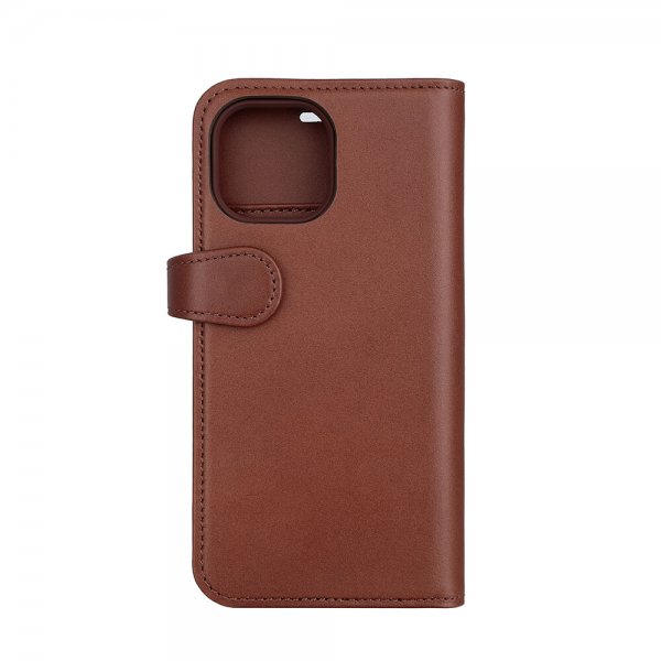 Buffalo iPhone 15 Fodral 3 Kortfack Löstagbart Skal MagSeries Brun