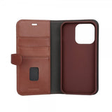 Buffalo iPhone 15 Pro Fodral 3 Kortfack Löstagbart Skal MagSeries Brun