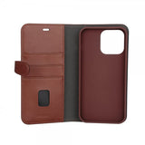 Buffalo iPhone 15 Pro Max Fodral 3 Kortfack Löstagbart Skal MagSeries Brun