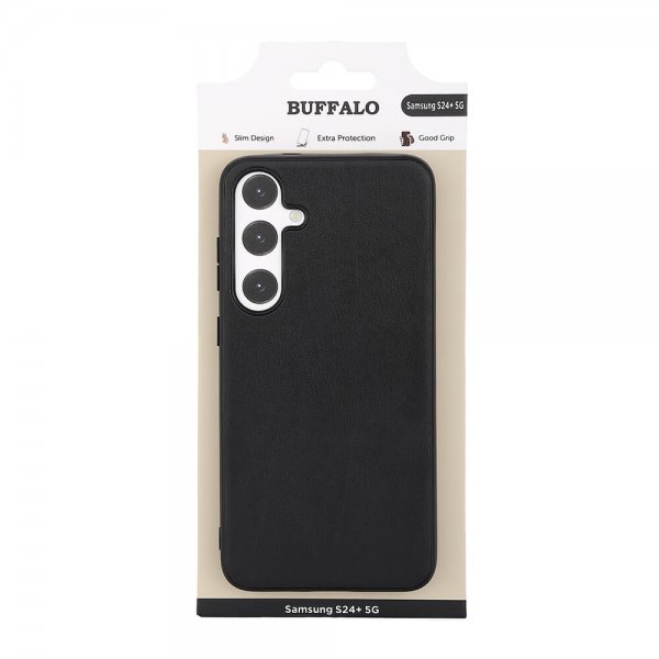 Buffalo Samsung Galaxy S24 Plus Skal PU Svart