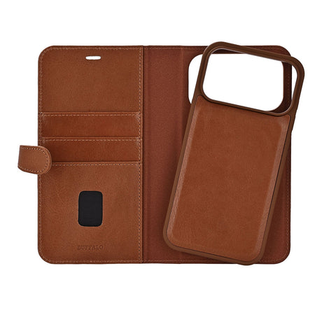 Buffalo iPhone 17 Pro Max/iPhone 18 Pro Max Fodral 2-in-1 Detachable Wallet Brun