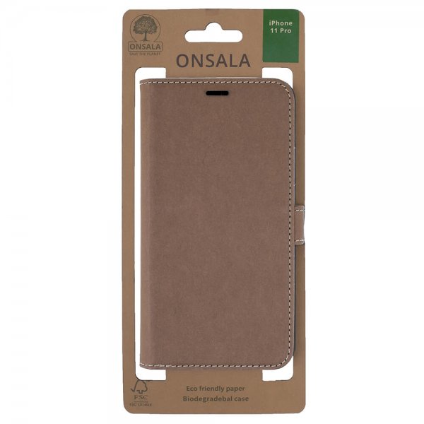 Onsala iPhone 11 Pro Fodral ECO Brun
