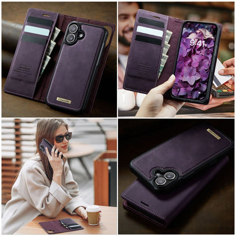 CaseMe iPhone 17 Fodral C49 Series Lila
