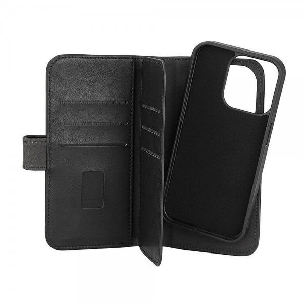Gear iPhone 15 Pro Fodral 7 Kortfack Löstagbart Skal MagSeries Svart