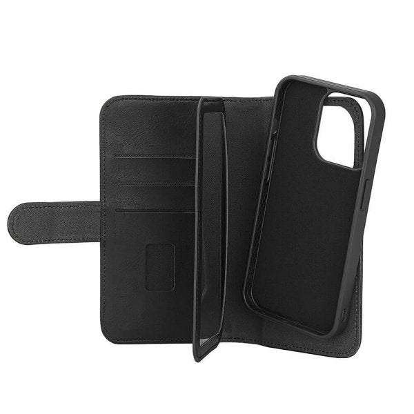 Gear iPhone 15 Pro Fodral 7 Kortfack Löstagbart Skal MagSeries Svart