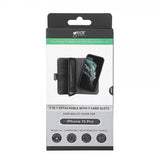 Gear iPhone 15 Pro Fodral 7 Kortfack Löstagbart Skal MagSeries Svart
