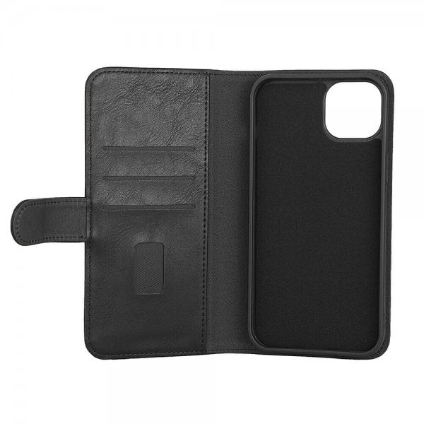 Gear iPhone 15 Plus Fodral 3 Kortfack Löstagbart Skal MagSeries Svart