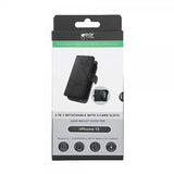 Gear iPhone 15 Fodral 3 Kortfack Löstagbart Skal MagSeries Svart