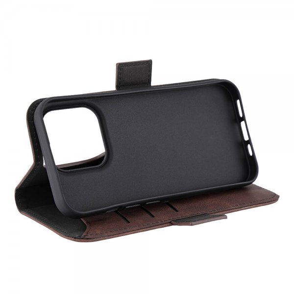 Gear iPhone 15 Pro Fodral 3 Kortfack MagSeries Brun