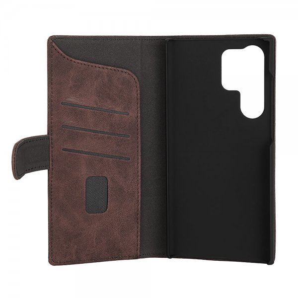 Gear Samsung Galaxy S23 Ultra Fodral med Kortfack Brun