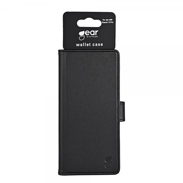 Gear Xiaomi 12 Pro Fodral 3 Kortfack Svart