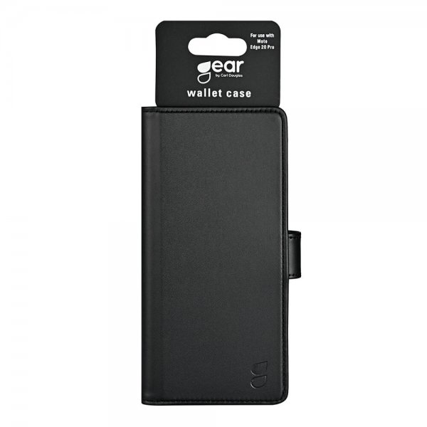 Gear Motorola Edge 20 Pro Fodral 3 Kortfack Svart