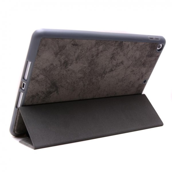 Gear iPad 10.2 (gen 7/8/9) Fodral Trifold Stand Folio Grå