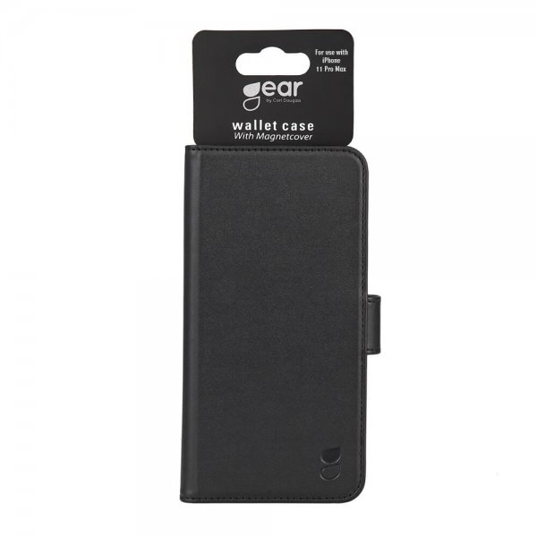 Gear iPhone 11 Pro Max Fodral 3 Kortfack Löstagbart Skal Svart