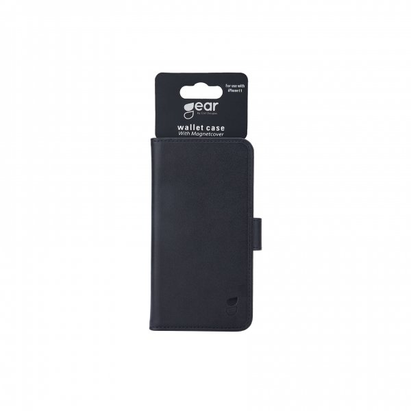 Gear iPhone 11 Fodral 3 Kortfack Löstagbart Skal Svart