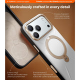 Torras iPhone 17 Pro Skal Ostand Q3 Vegskin Pearl Gray
