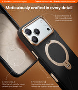 Torras iPhone 17 Pro Skal Ostand Q3 Vegskin Obsidian Black