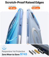 Torras iPhone Air Skal Ostand Q3 Spin Transparent