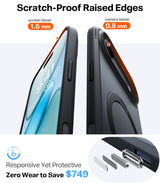 Torras iPhone Air Skal Ostand Q3 Spin Obsidian Black