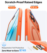 Torras iPhone 17 Pro Max Skal Ostand Q3 Spin Energy Orange