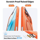 Torras iPhone 17 Pro Max Skal Ostand Q3 Spin Energy Orange