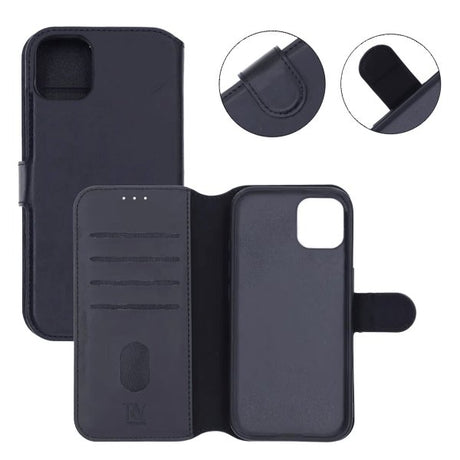 Rvelon iPhone 11 Fodral Utfällbart Kortfack Blå